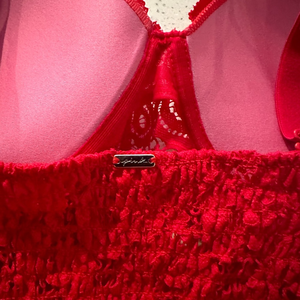 Pink By Vs Wireless Push-Up Pullover - image 3